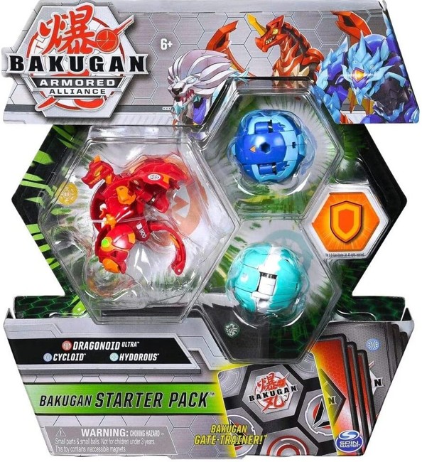 Bakugan - Starter Pakke - Armored Alliance - Dragonoid Ultra, Cycloid, Hydorous