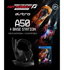 ASTRO - A50 Wireless + Base Station for PS4/PC - GEN4 & Need for Speed Hot Pursuit Remaster PS4  - Bundle