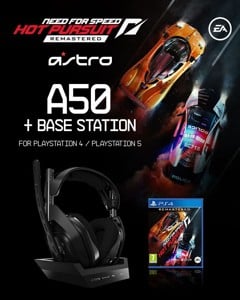 Astro - A50 Wireless + Base Station for PS4/PC - GEN4 & Need for Speed Hot Pursuit Remaster PS4  - Bundle