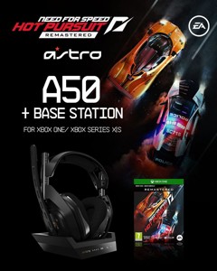 Astro  A50 Wireless + Base Station for Xbox S,X/PC - GEN4 & Need for Speed Hot Pursuit Remaster XB1 - Bundle