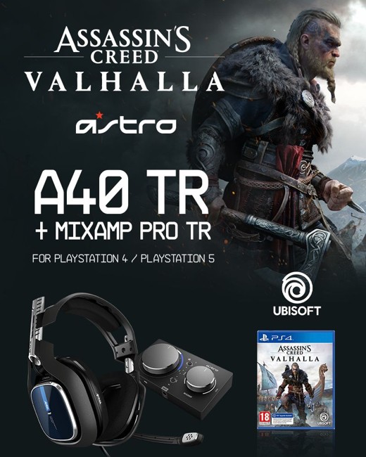 ASTRO A40 TR + MA PRO TR PS4 GEN4 & Assassin’s Creed Valhalla PS4 - Bundle