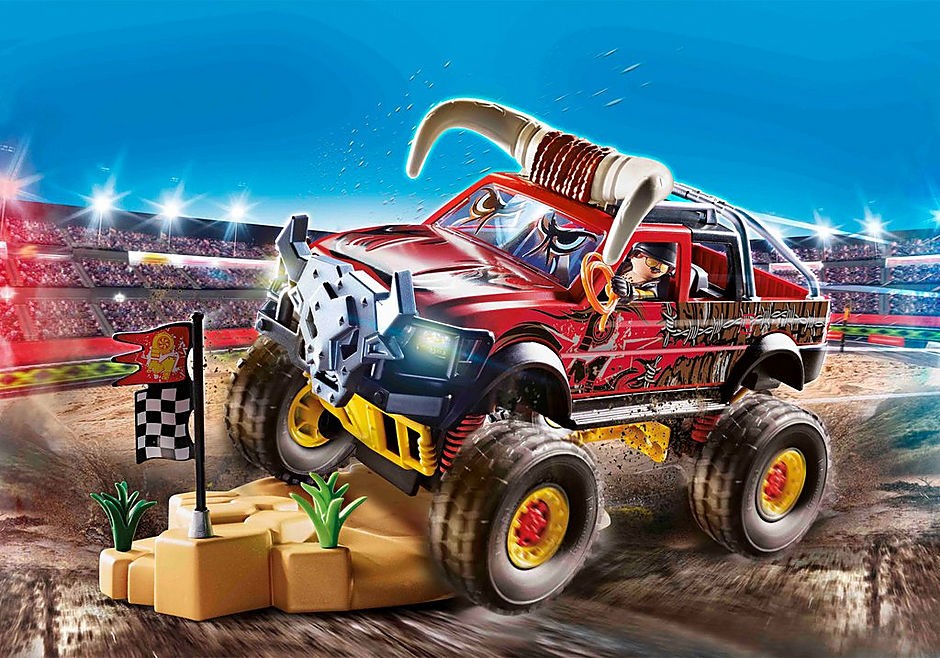 KÃ¸b Playmobil - Stuntshow Monster Truck med horn (70549) - Inkl. fragt