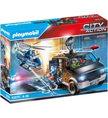 Playmobil - Police helicopter: pursuit of the escape vehicle (70575)