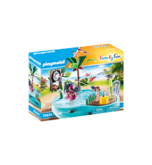 Playmobil - Sjov pool med vandpistol (70610)