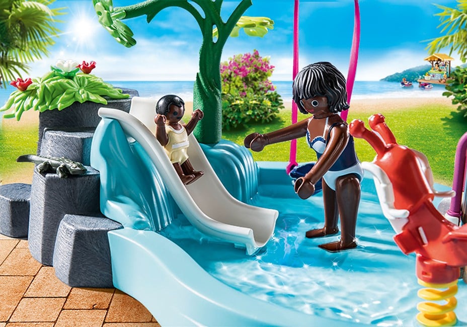 Playmobil - Children's pool with whirlpool (70611)