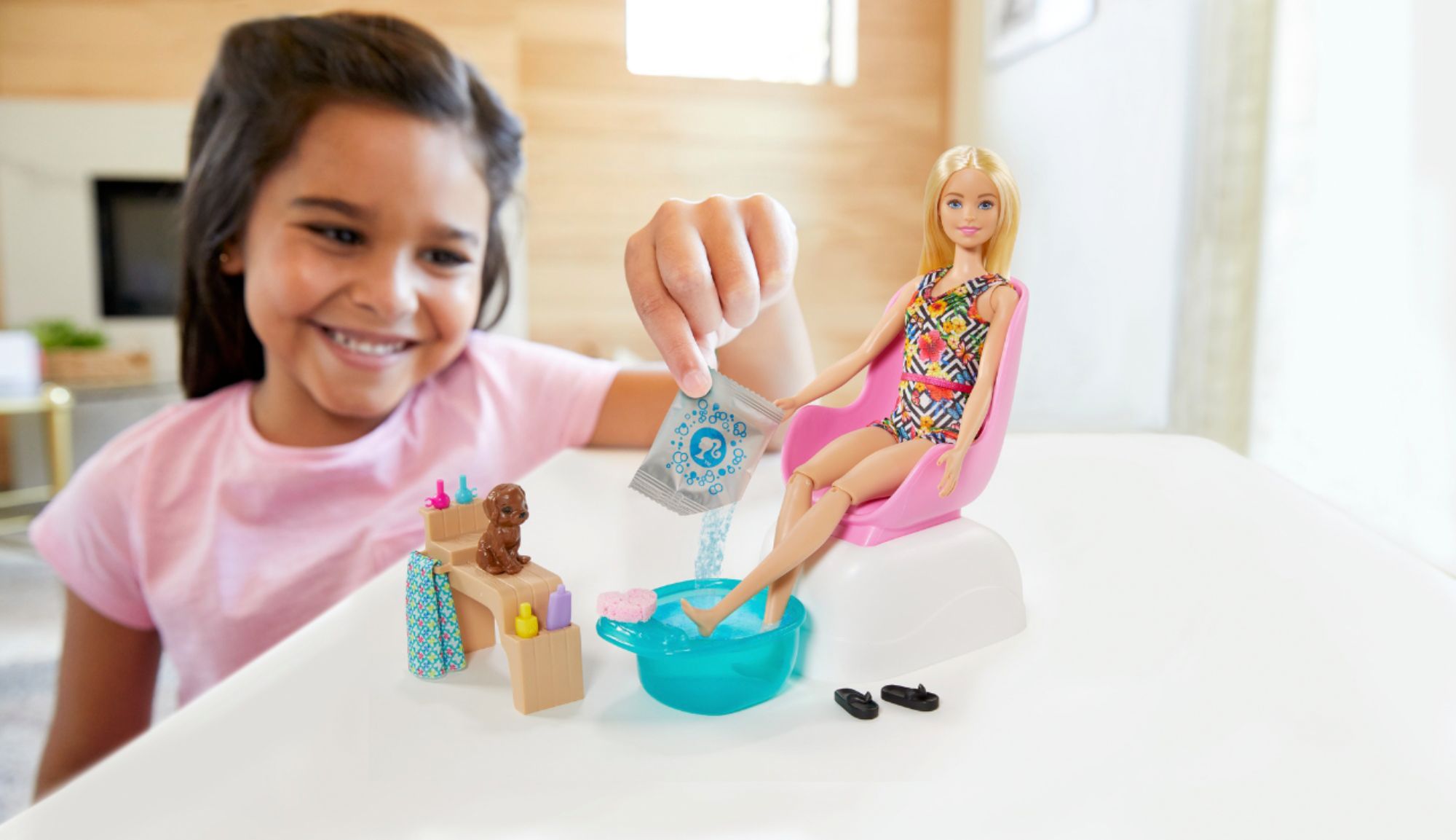 barbie pedicure set