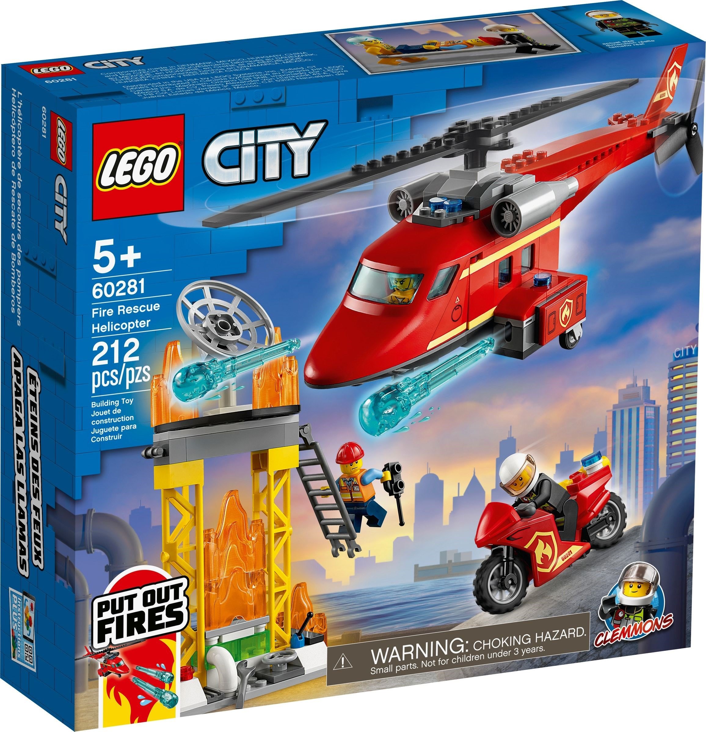 Køb LEGO Brandvæsnets redningshelikopter