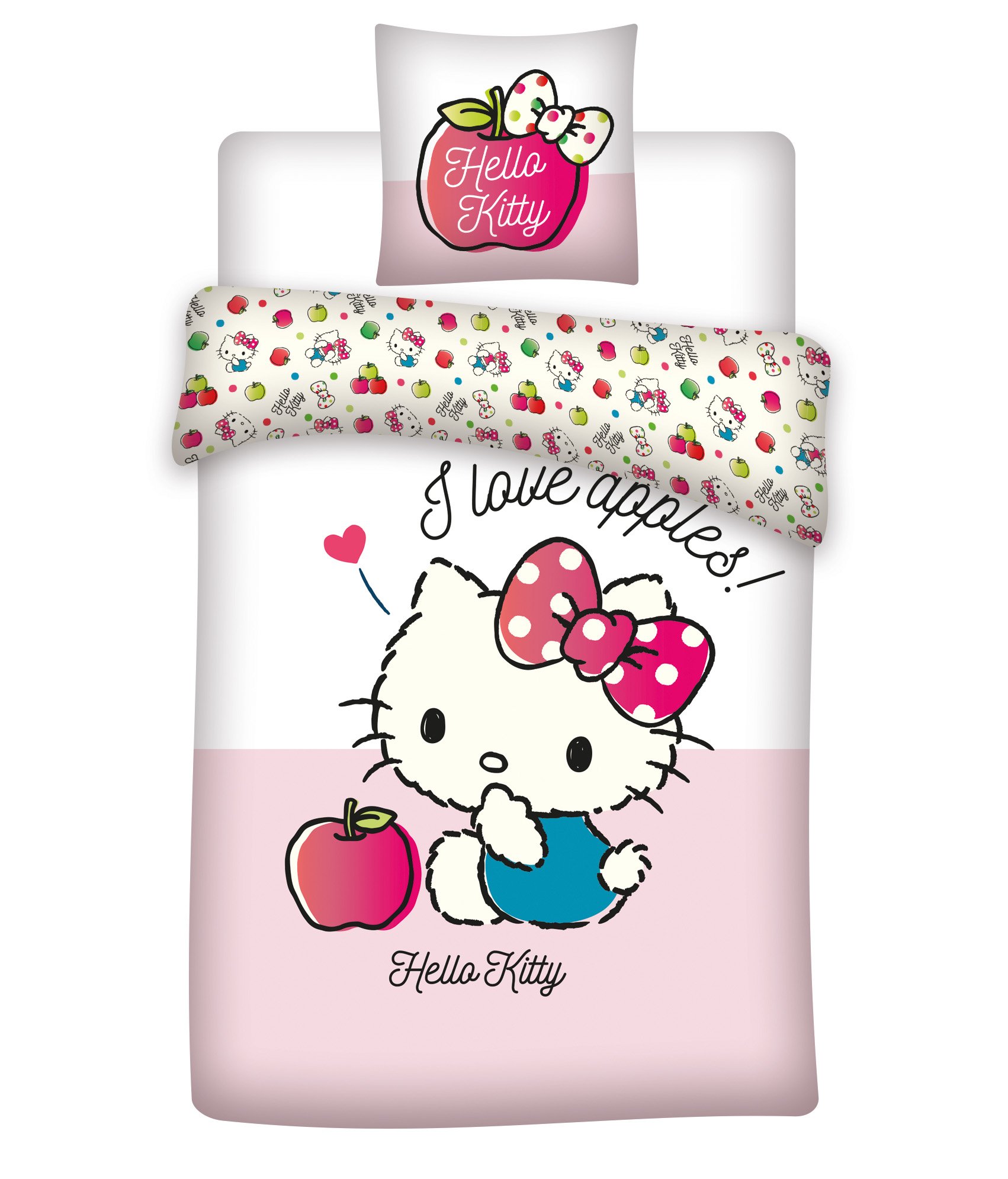 Bed Linen - Junior Size 100 x 140 cm - Hello Kitty (1000407)