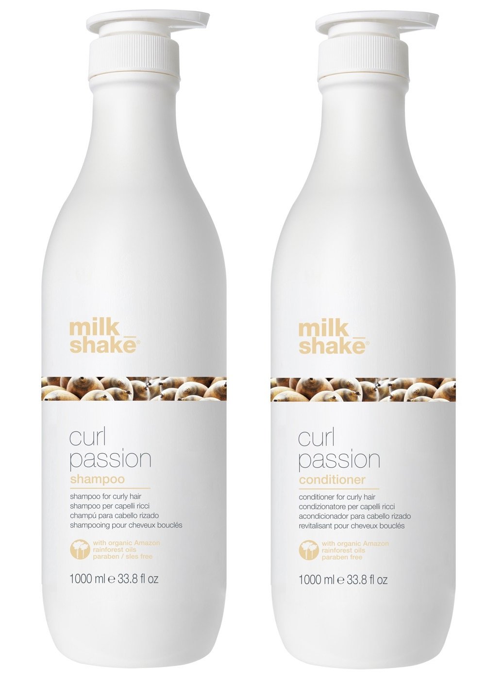 milk_shake - Curl Passion Shampoo 1000 ml + Curl Passion Conditioner 1000 ml - Skjønnhet