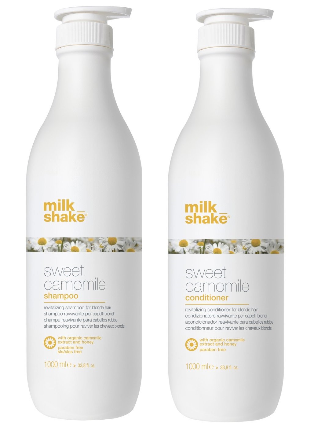 milk_shake - Sweet Camomile Shampoo 1000 ml + Sweet Camomile Conditioner 1000 ml - Skjønnhet