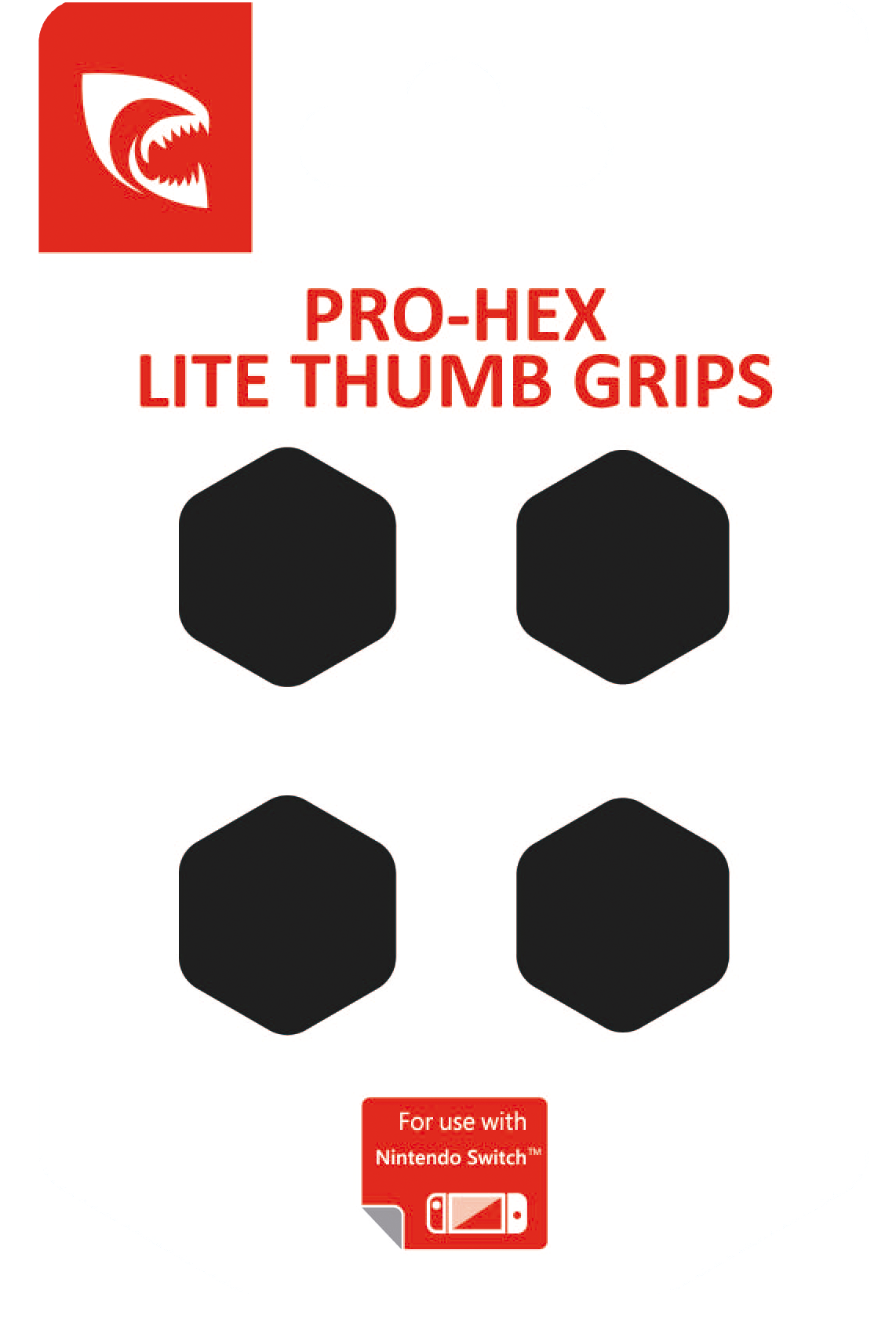 Piranha - Pro-Hex Thumb Grips - Switch Lite