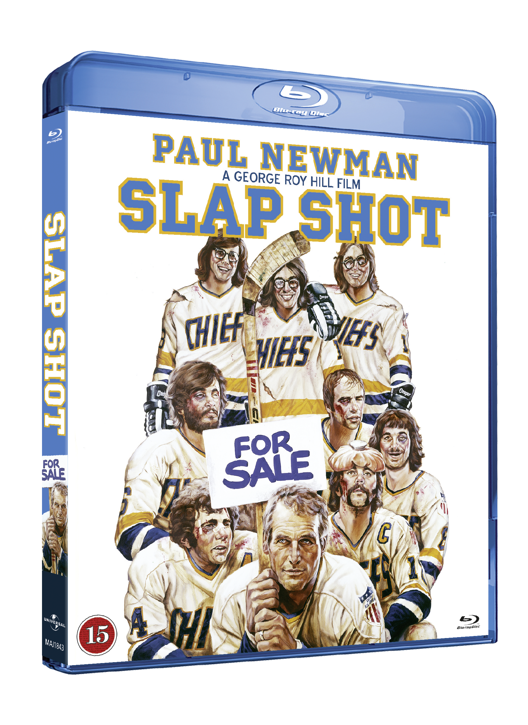 Slap Shot Movie Poster (11x17) - Paul Newman Ice Hockey Classic