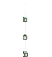 A2 Living - 3 x Hænge Lanterne Med Wire - Grøn