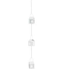 A2 Living - 3 x Hænge Lanterne Med Wire - Hvid