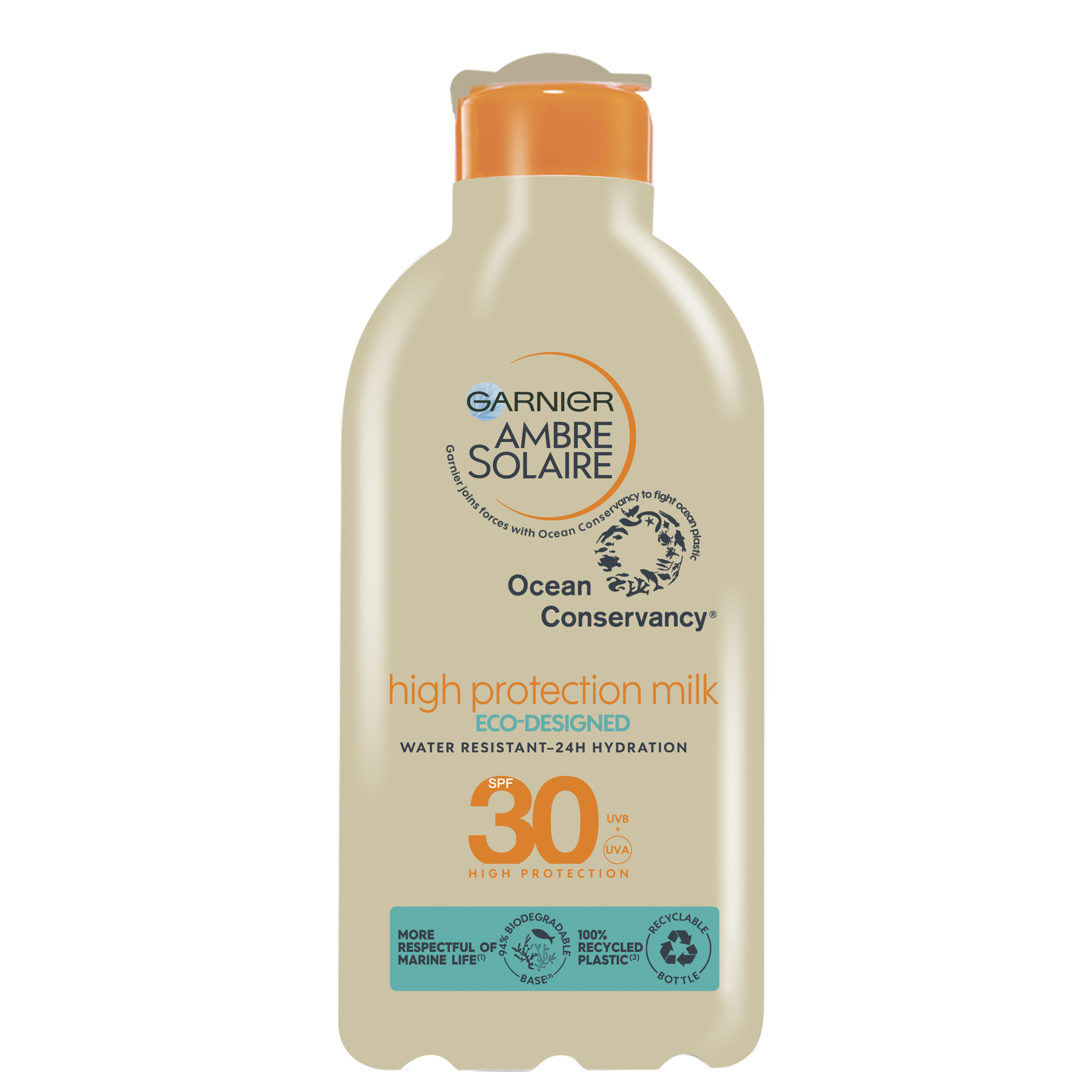 Køb Garnier - Ambre Solaire Ocean Milk Solcreme SPF30 200 ml - 200
