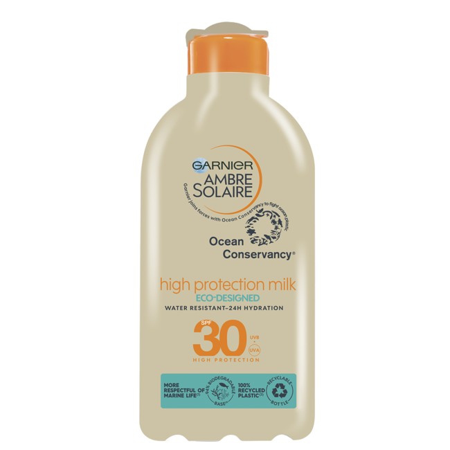 Garnier - Ambre Solaire Ocean Protect Milk Solcreme  SPF30 200 ml