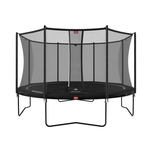 BERG - Favorit 430 Trampoline + Comfort Safety Net - Black (35.14.95.02)