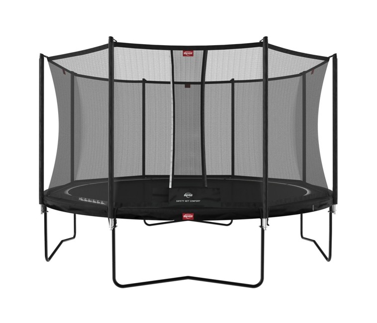 BERG - Favorit 430 Trampoline + Comfort Safety Net - Black (35.14.95.02)