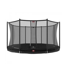 BERG - InGround Favorit 380 Trampoline + Comfort Safety Net - Black (35.12.96.02)