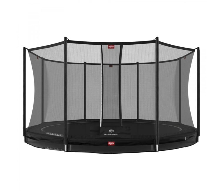 BERG - InGround Favorit 430 Trampoline + Comfort Safety Net - Black (35.14.96.02)