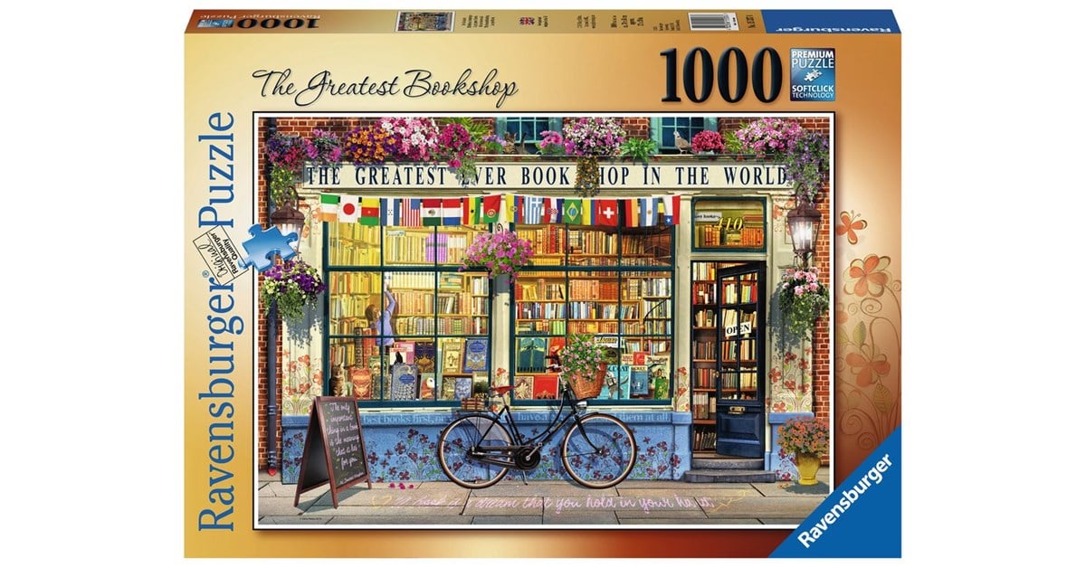 Ravensburger - Puzzle 1000 - The Greatest Bookshop (10215337)