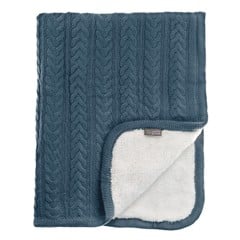 Vinter & Bloom - Baby Fleece Tæppe - Storm Blue