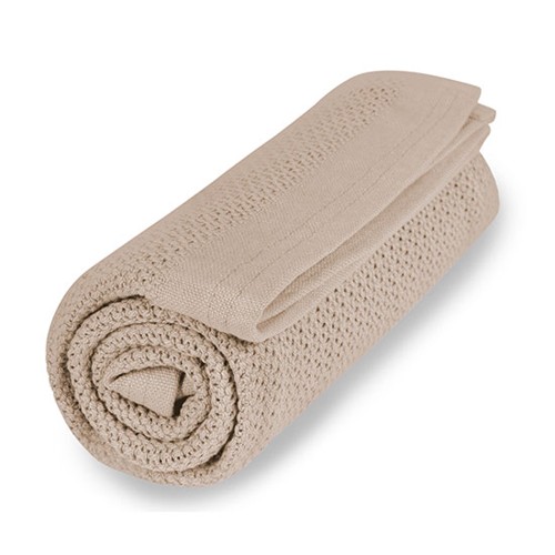 Vinter & Bloom - Filt Soft Grid Blanket ECO - Golden