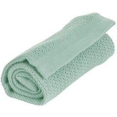 Vinter & Bloom - Filt Soft Grid Blanket ECO - Sage Green