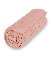 Vinter & Bloom - Filt Soft Grid Blanket ECO - Cloud Pink