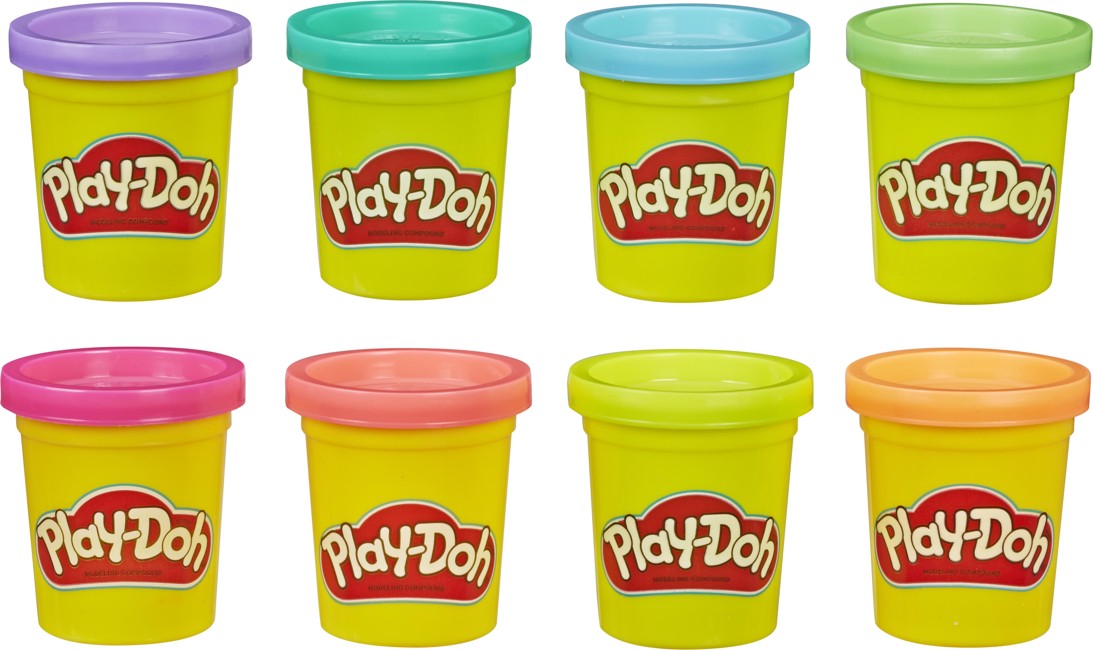 Play-Doh - 8 Pakke - Neon (E5063)