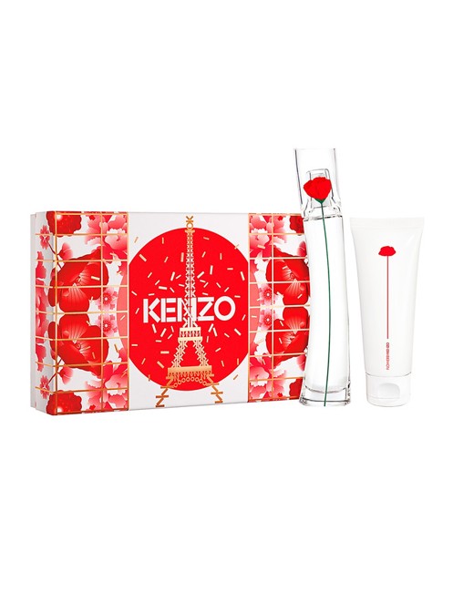 Kenzo - Flower by Kenzo EDP 30 ml + Body Milk 75 ml - Gavesæt