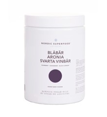 Nordic Superfood - Berry Powder Blue - Blueberry, Chokeberry, Black Currant 300 g
