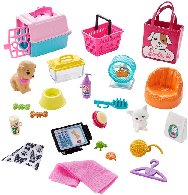 Barbie - Pet Supply Store Doll and Playset (GRG90)