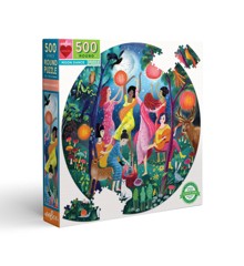 eeBoo - Round Puzzle - Moon Dance, 500 Pc (EPZFMND)