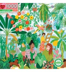 eeBoo - Rundes Puzzle 1000 Teile - Grüne Finger