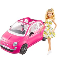 Barbie - Fiat 500 Convertible with Barbie (GXR57)