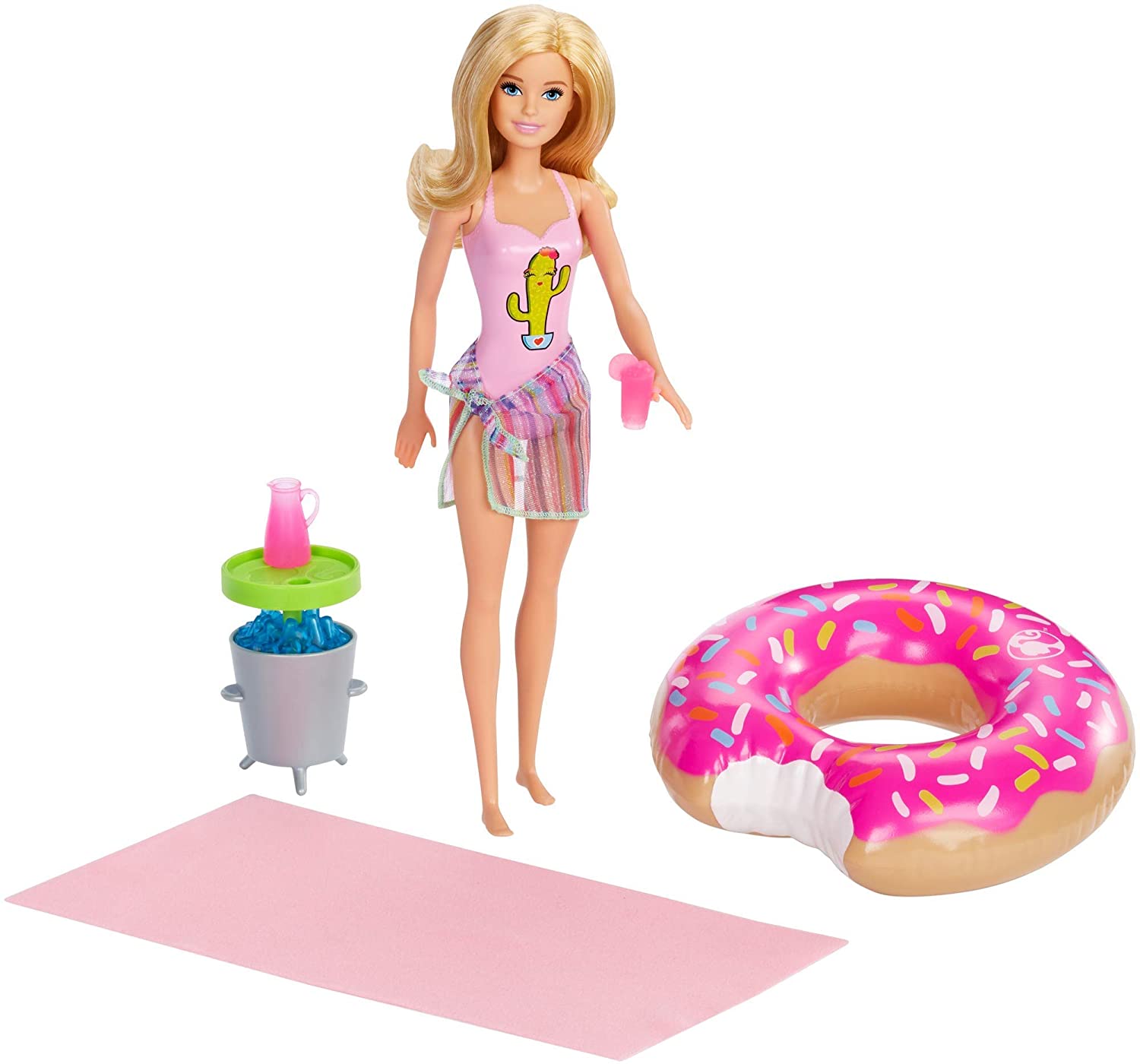 Køb Barbie - Pool Party Blond - Fri