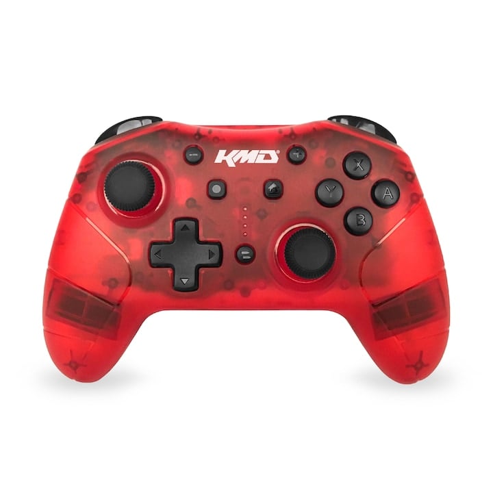 KMD Nintendo Switch Pro Wireless Controller Red - Videospill og konsoller