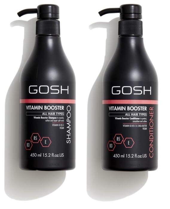 GOSH - Vitamin Booster Shampoo 450 ml + Vitamin Booster Conditioner 450 ml