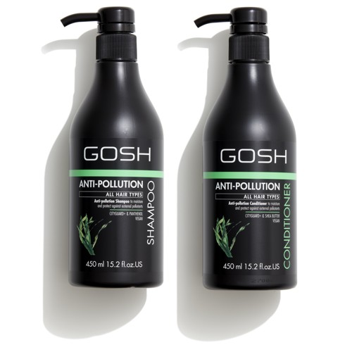 GOSH - Anti Pollution Shampoo 450 ml + Anti Pollution Conditioner 450 ml