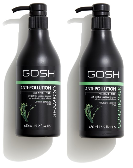GOSH - Anti Pollution Shampoo 450 ml + Anti Pollution Conditioner 450 ml