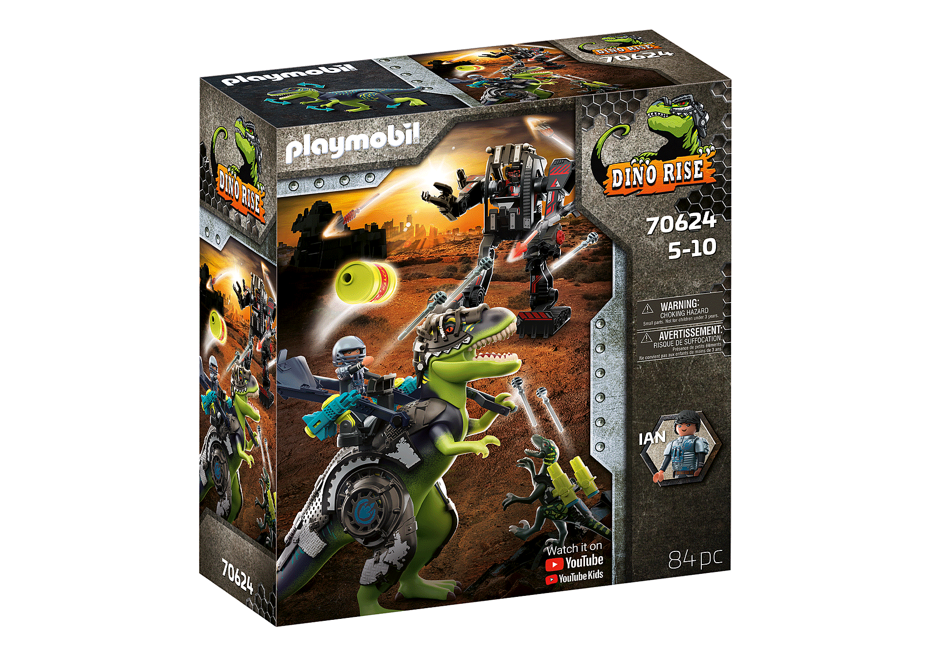 Playmobil - T-Rex: Battle of the Giants (70624)
