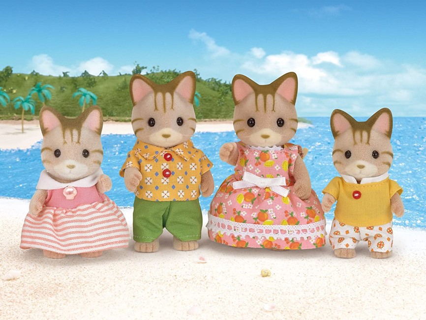 Sylvanian Families - Striped Cat Family (5180)