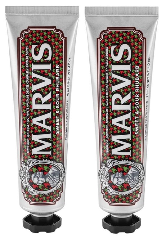 MARVIS - Toothpaste 2x75 ml- Sweet&Sour Rhubarb - Helse og personlig pleie