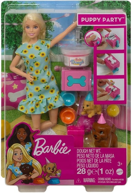 Barbie - Puppy Party - Blonde (GXV75)