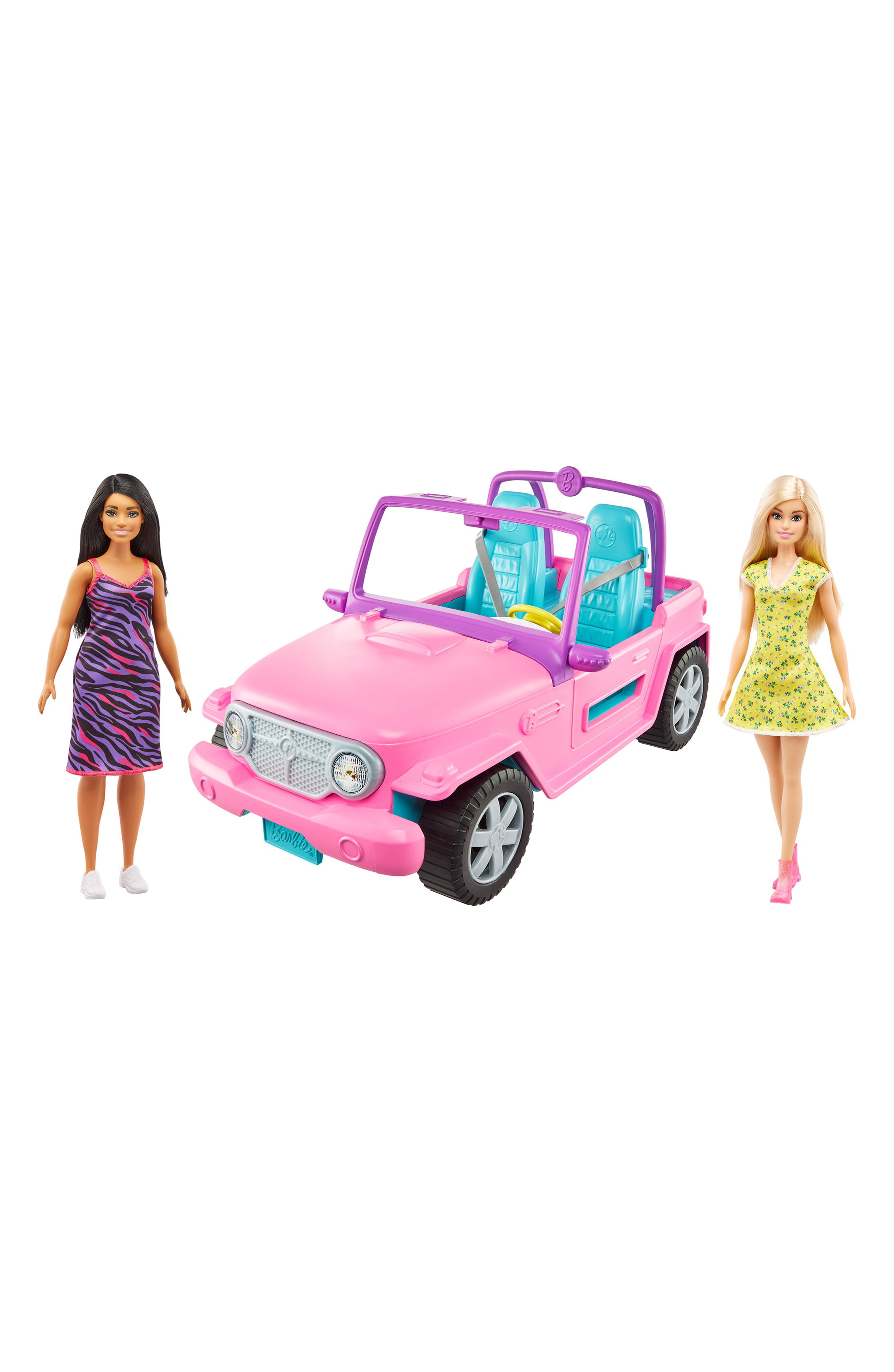 Barbie - Vehicle and 2 Dolls (GVK02) - Leker