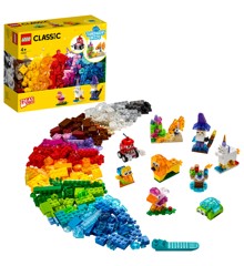 LEGO Classic - Kreativitet med gjennomsiktige klosser (11013)