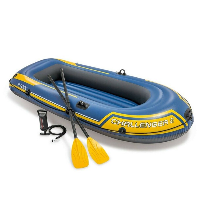 Intex - Challenger 2 Inflatable Boat for Two People (68367)