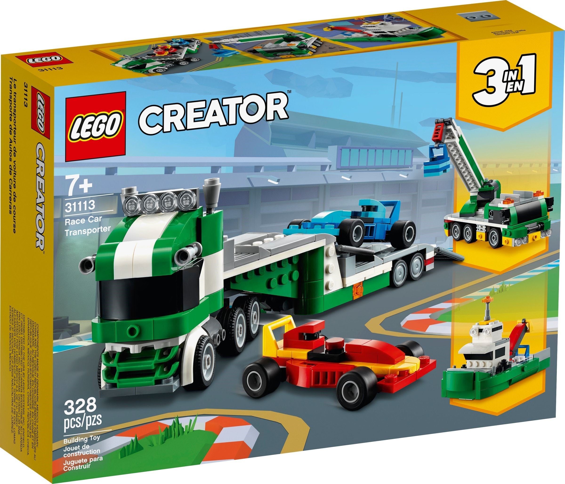 Billede af Lego Creator - Racerbil Transporter - 31113
