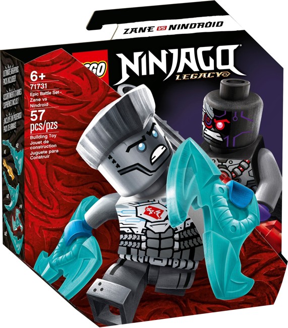 LEGO Ninjago -  Eeppinen taistelusetti – Zane vastaan nindroidi  (71731)